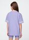 Purple T-shirt with sporty design_1