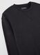 Sweatshirt with round neck and V detail_5