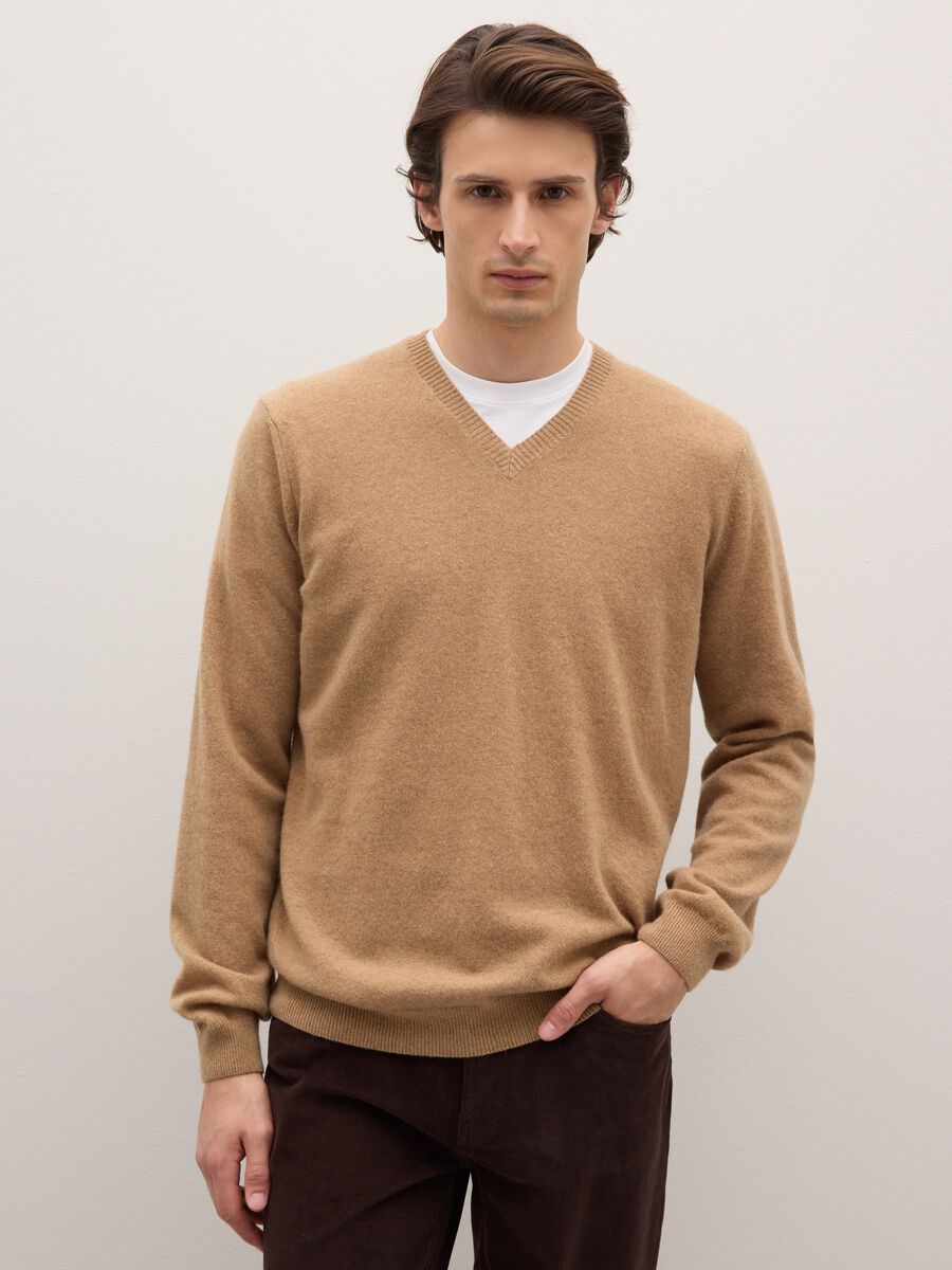 Brown Lambswool Sweater_1