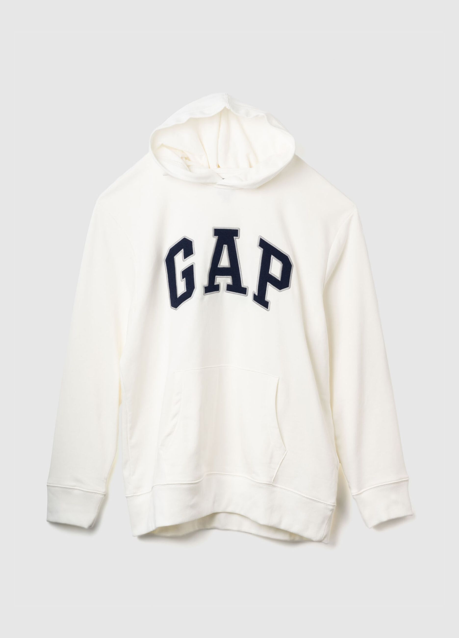 Ovs Felpa in French Terry con cappuccio e ricamo logo