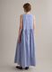 Multicolour striped pure cotton maxi dress, regular fit_3