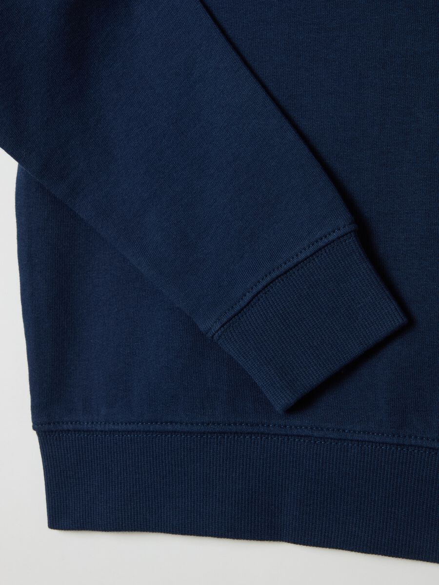 Solid colour round neck sweatshirt_3
