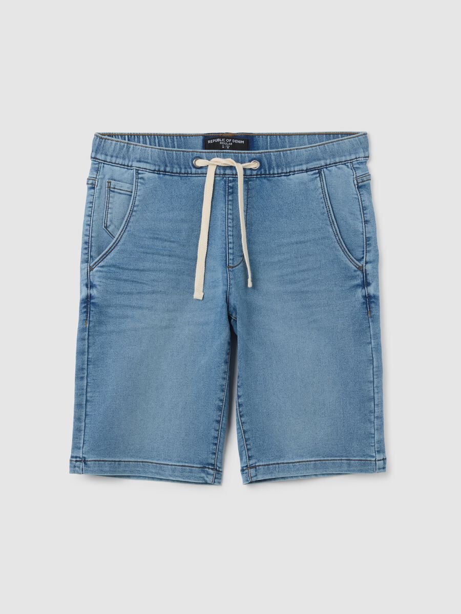 Men's Regular Fit Denim Shorts_4
