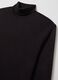 Interlock cotton T-shirt with high neck_5