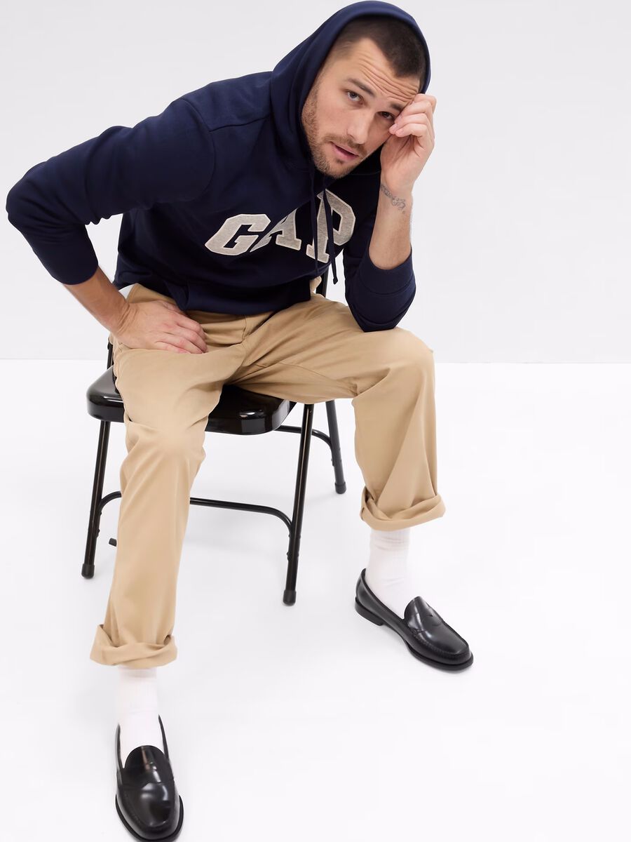 Felpa con cappuccio e ricamo logo_0