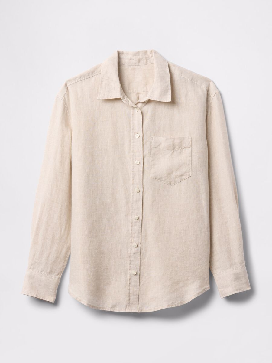Beige Linen Shirt by Gap_3