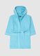 Multicolour Boys' Pure Cotton Hooded Bathrobe_0