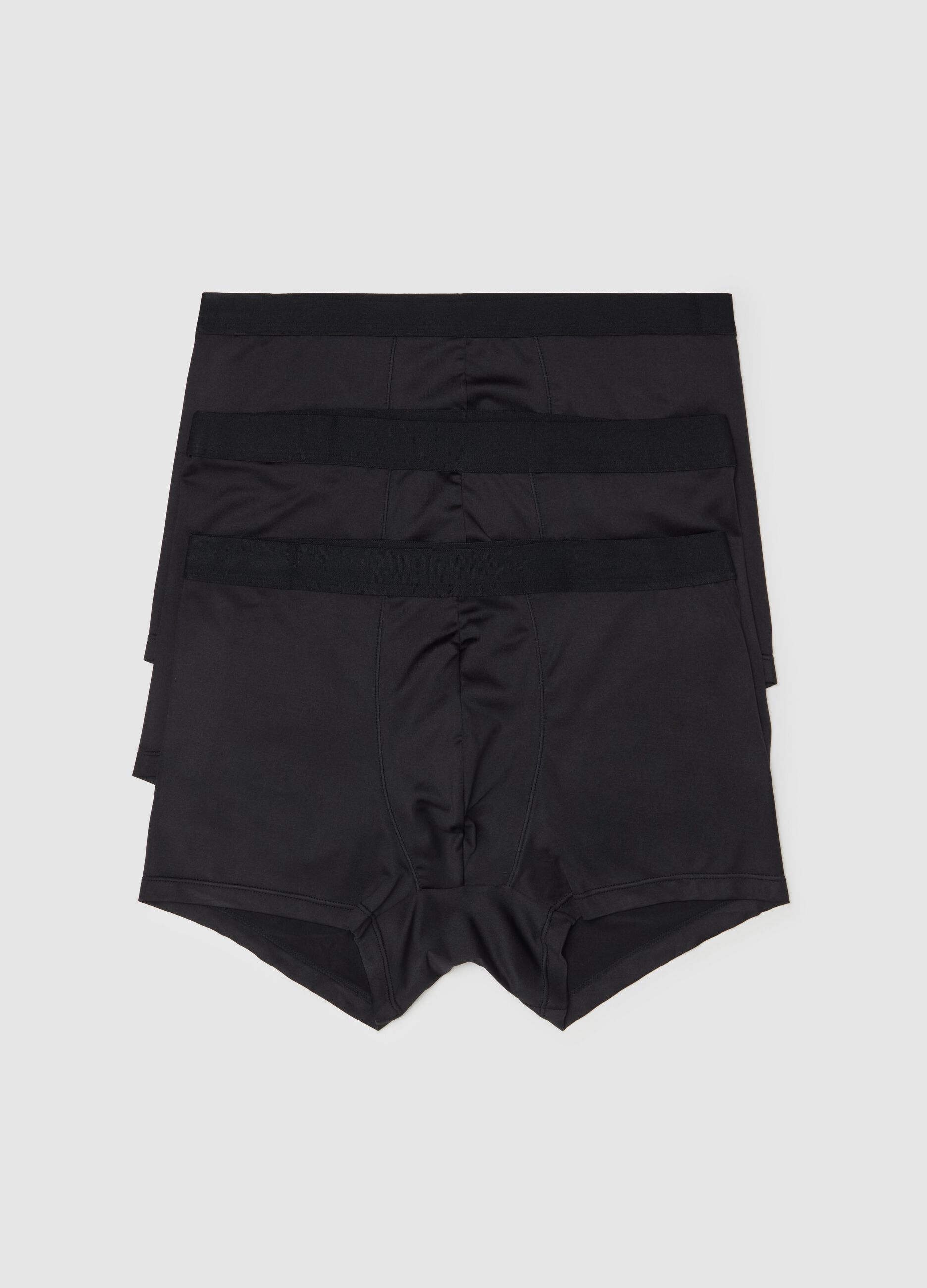 Three-pack boxer shorts in microfibre