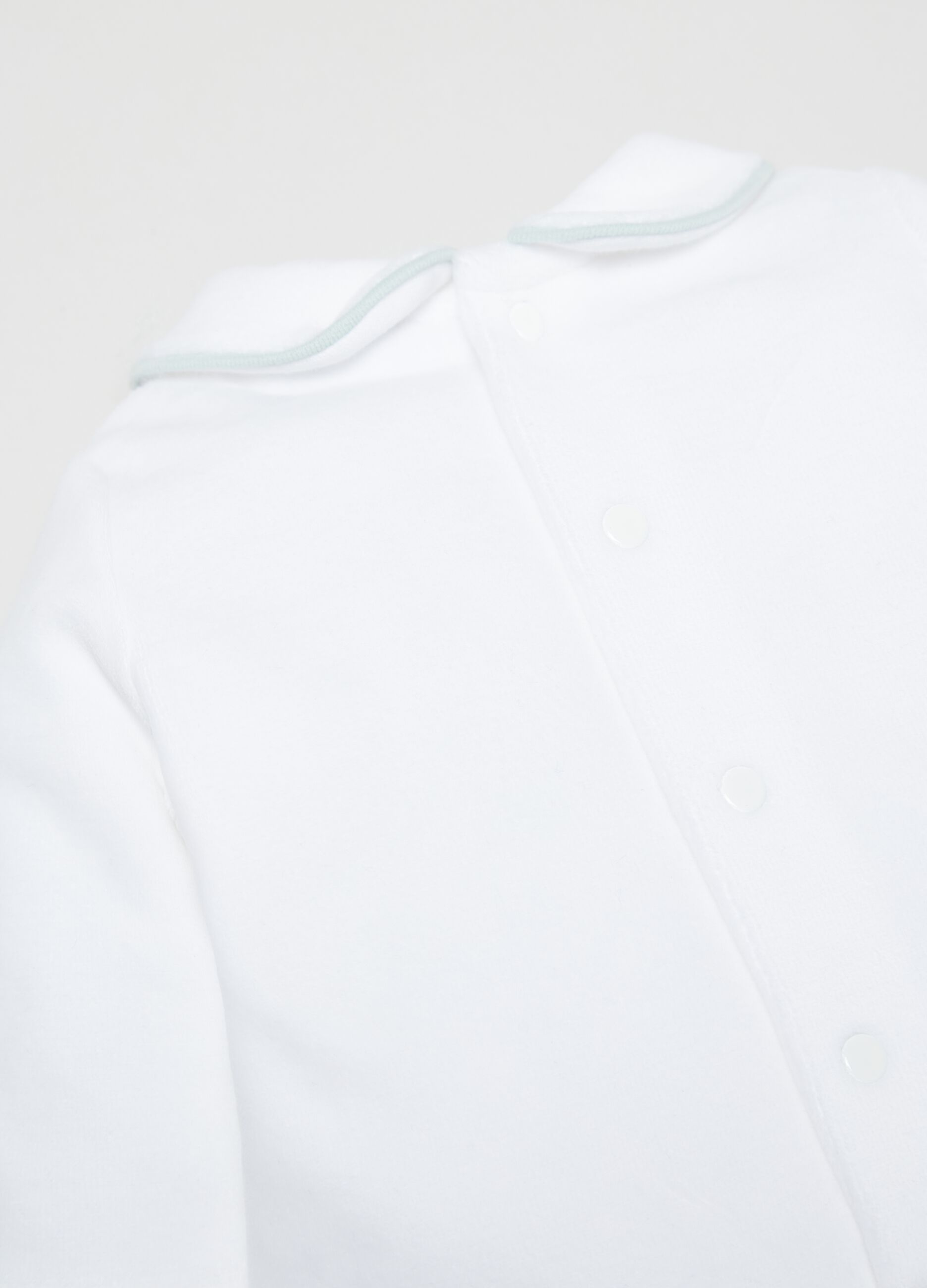 Set t-shirt e ghettine in velour con ricamo_2