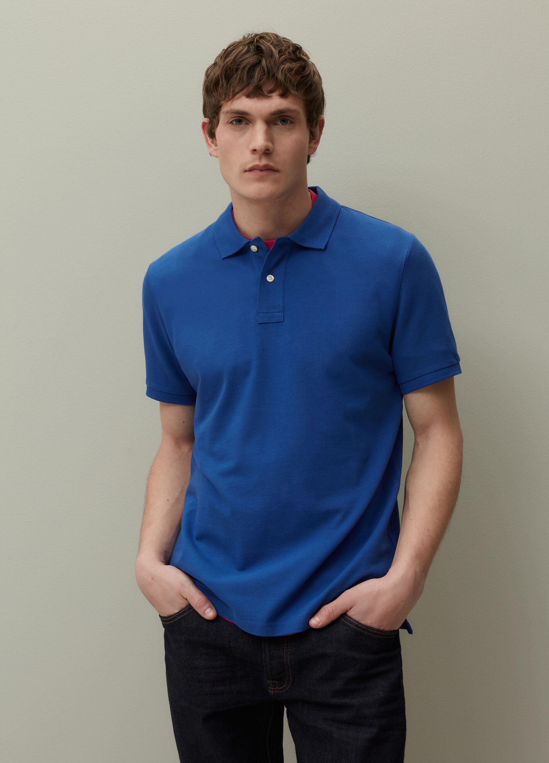 Ovs Polo in piquet di cotone Supima