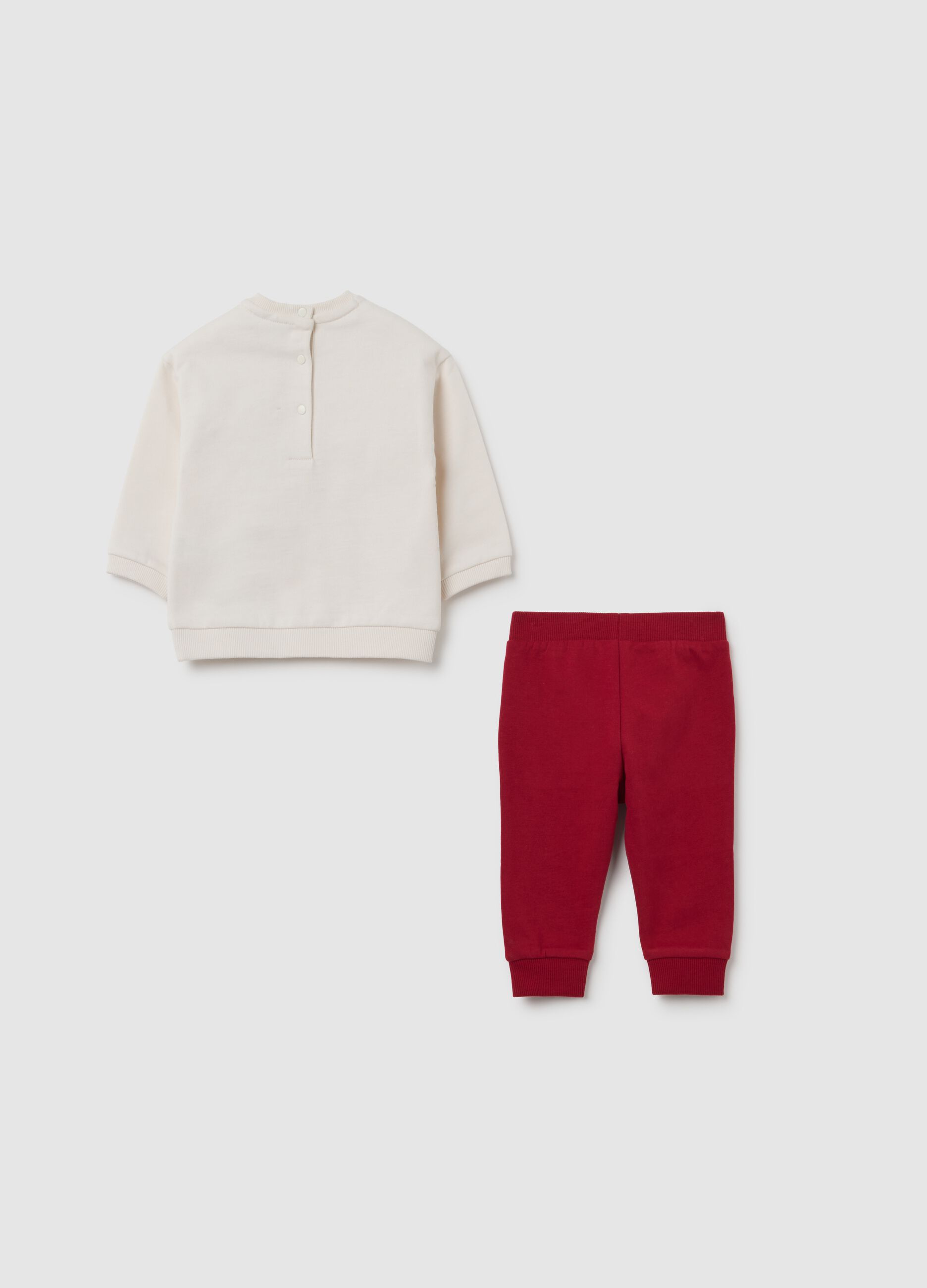 White and red cotton set