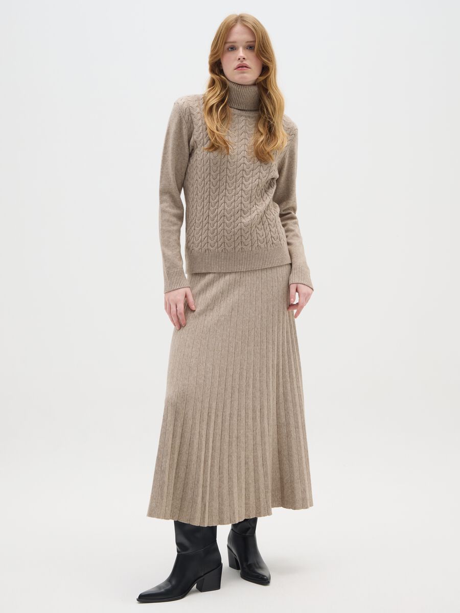 Maglia beige regular fit_1