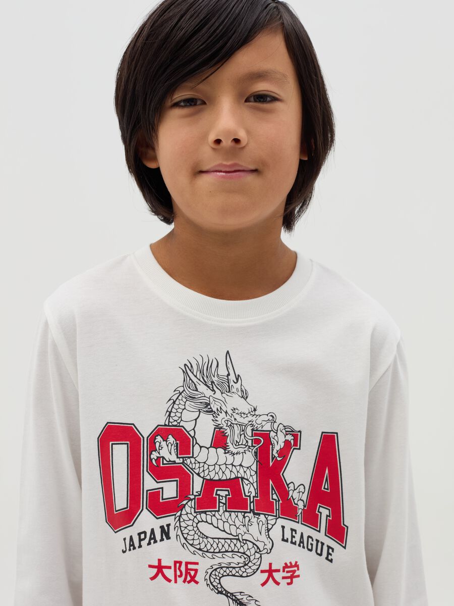 T-shirt con stampa "Osaka Japan League"_2
