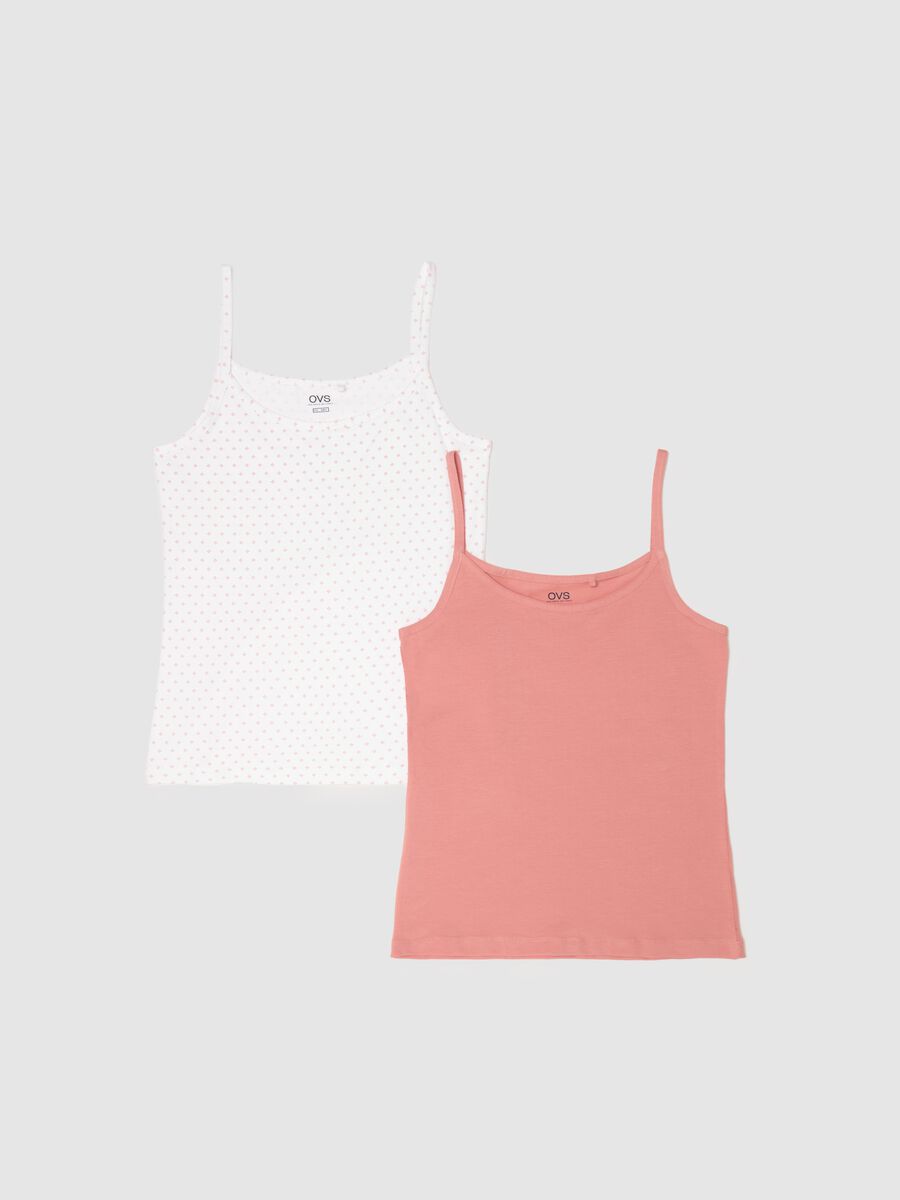 Two-pack vests in stretch cotton_4
