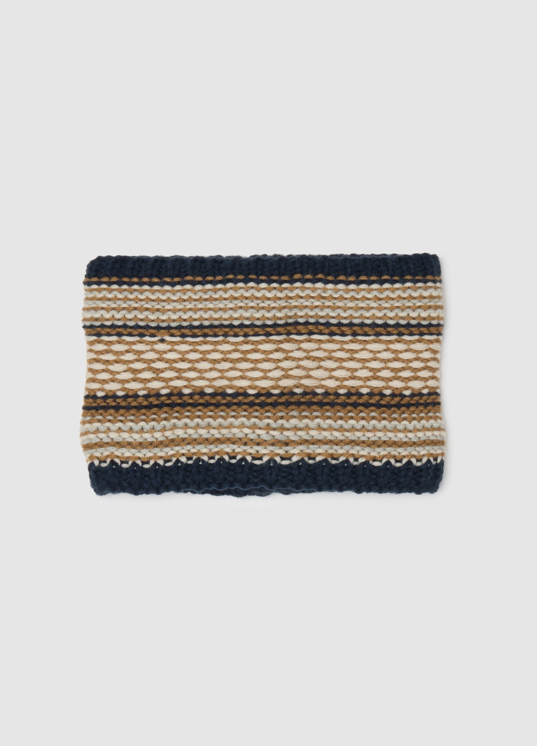 Multicolour child's neck warmer