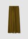 Green pure cotton beach trousers_0