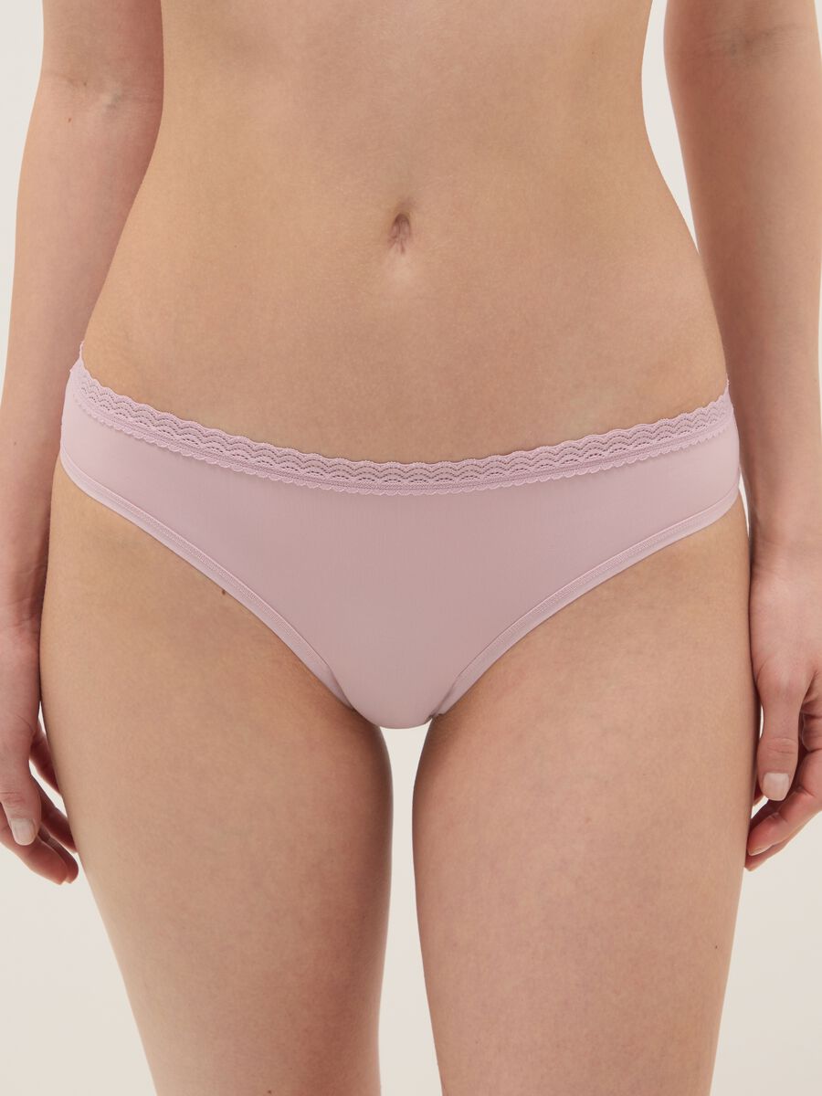 Regular Fit Pink Briefs_1