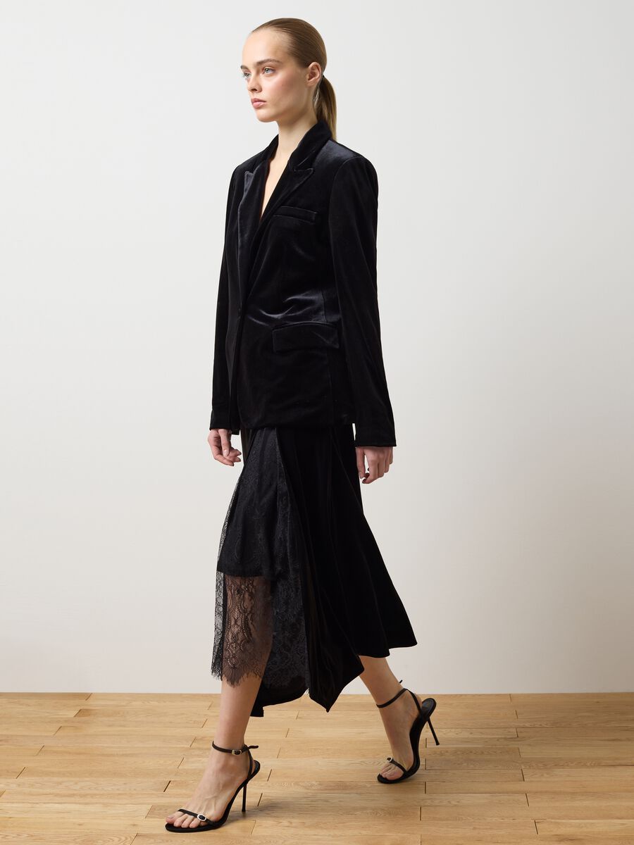 Black midi and pencil skirt_0