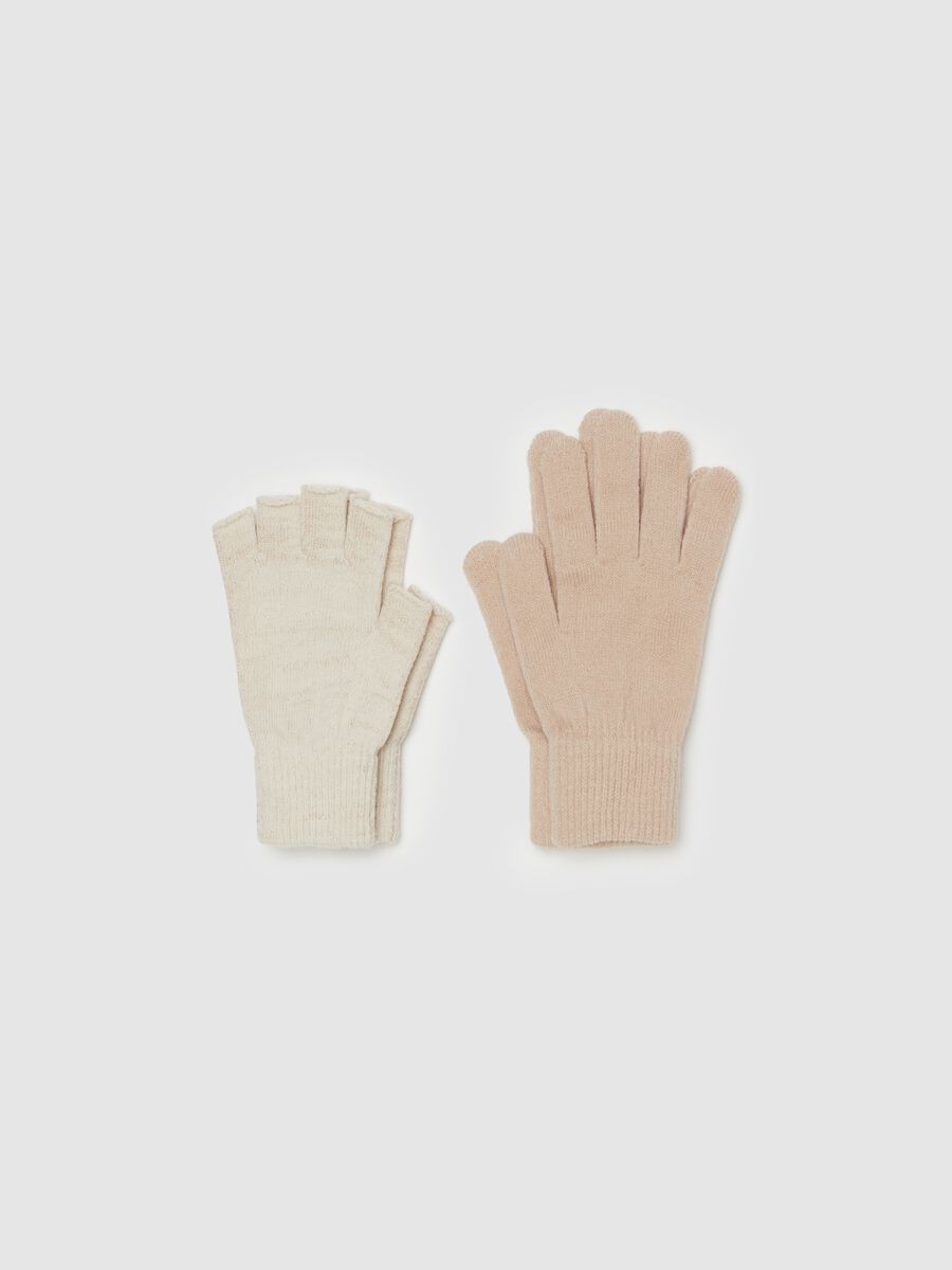 Two-pack solid colour gloves_0