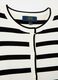 Striped cardigan with round neck_5