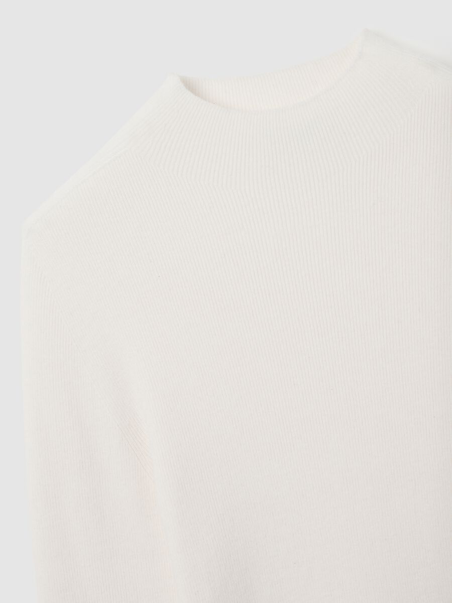 Pullover bianco regular fit_5