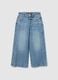 Wide denim jeans for girls_0