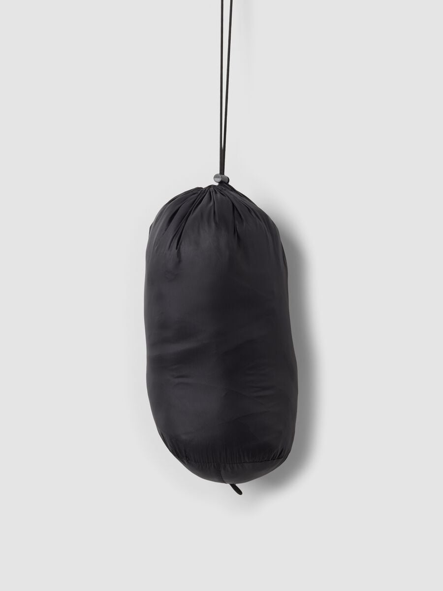 Giacca Ultralight nera trapuntata con cappuccio e zip_7