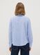 Camicia azzurra a righe in pura viscosa regular fit_3