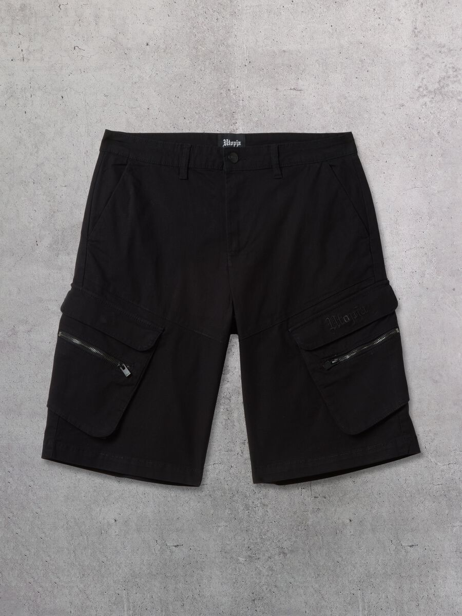 Cargo Shorts Black_4