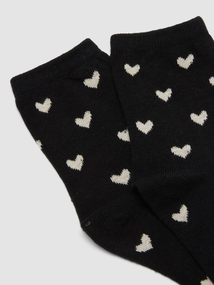 2-pack of black stretch organic cotton socks_1