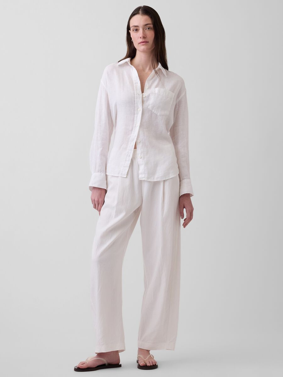 Linen-blend trousers_4