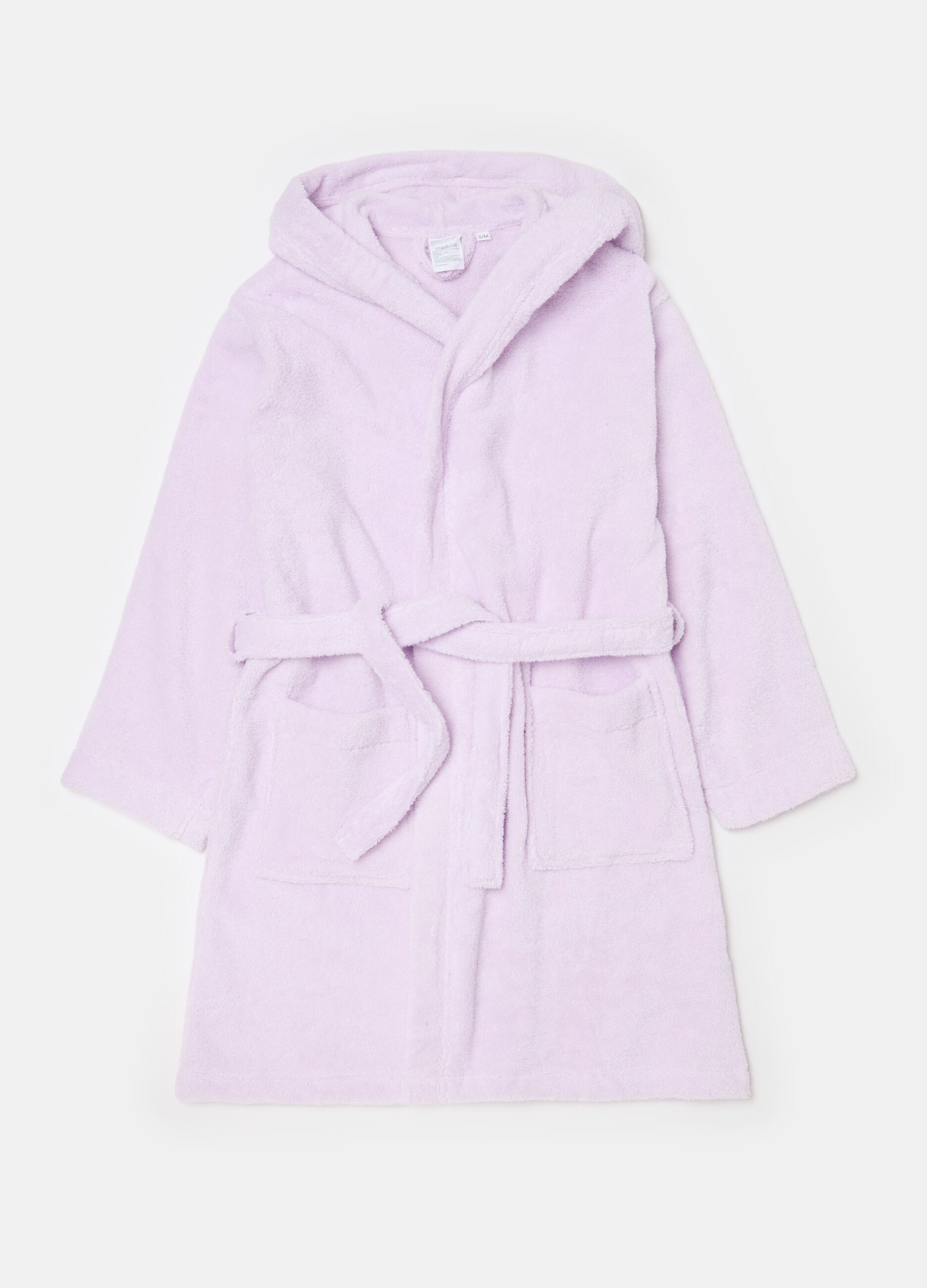 Solid colour bathrobe size S/M