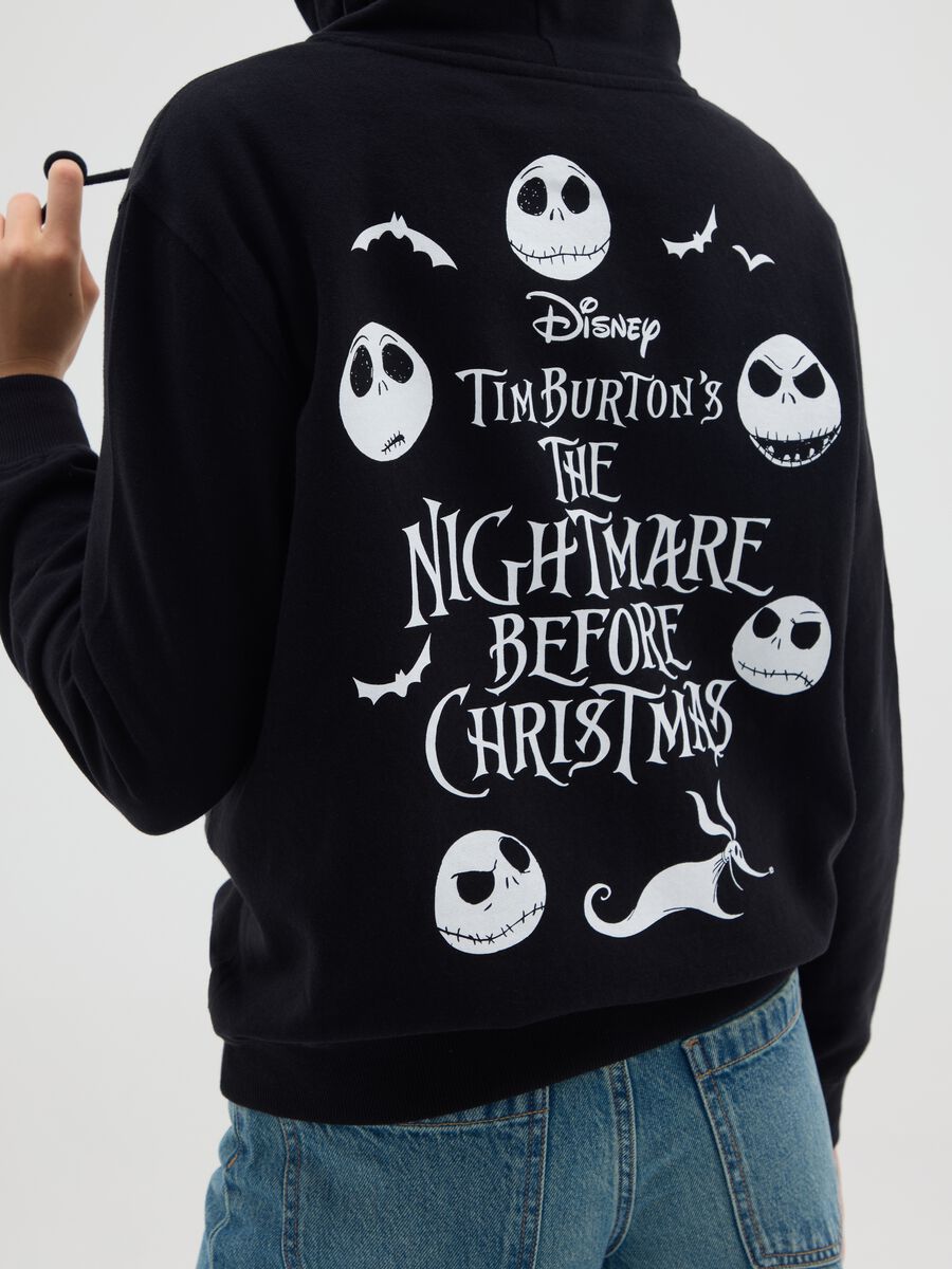 Black pure cotton sweatshirt with print_3