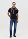 Slim-fit cross-hatch cotton jeans_0