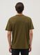 Green pure cotton T-shirt, relaxed fit_3