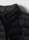Gilet Ultralight imbottito nero da ragazzo regular fit con cappuccio_7