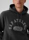 Full-zip sweatshirt with stripe bands and Athletic logo embroidery_3