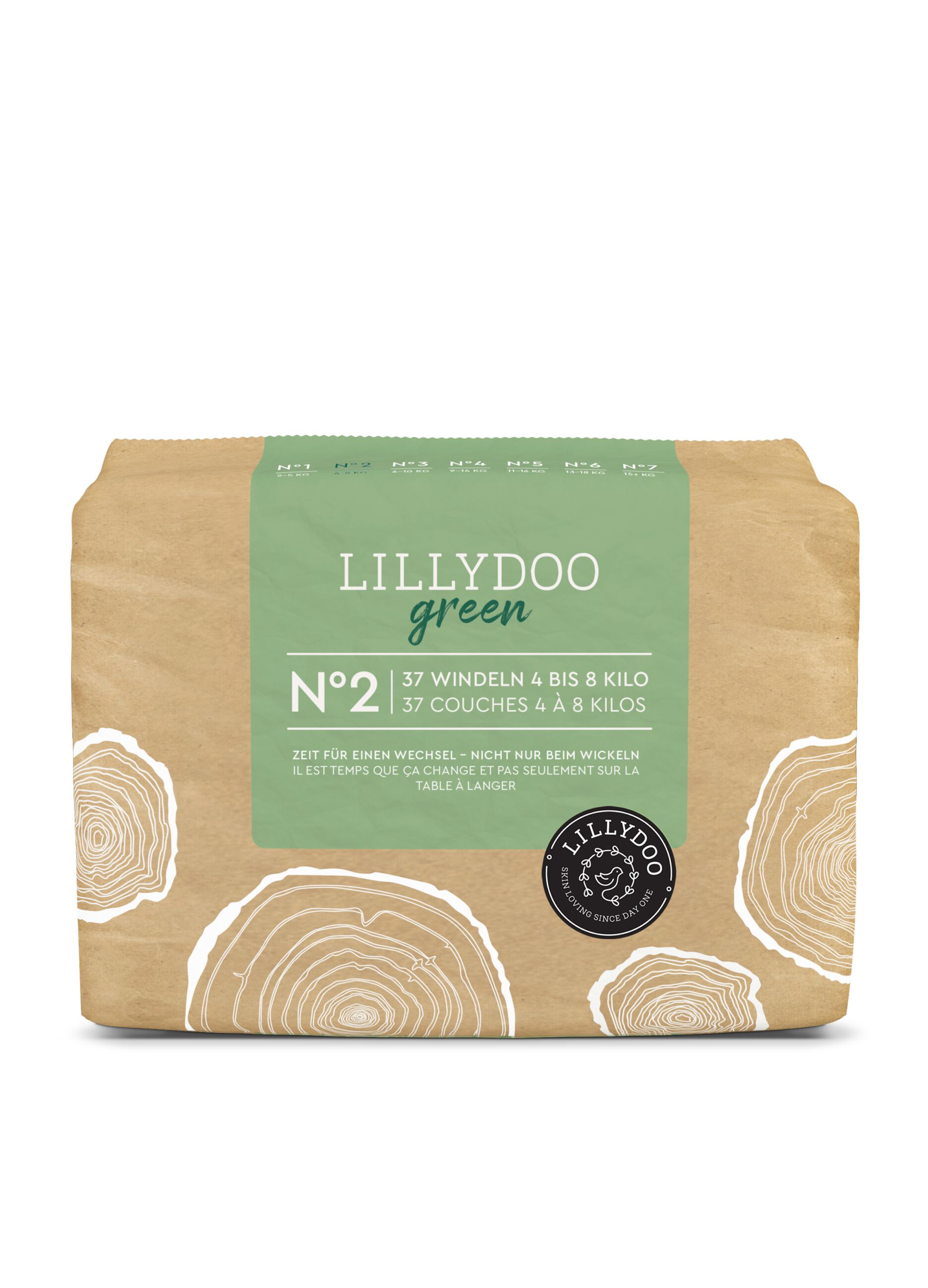 Lillydoo eco-sustainable nappies, No. 2 (4-8 kg)