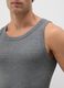 Men's Grey Pure Cotton Vest_3