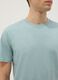Short sleeve pure cotton azure regular fit T-shirt_3