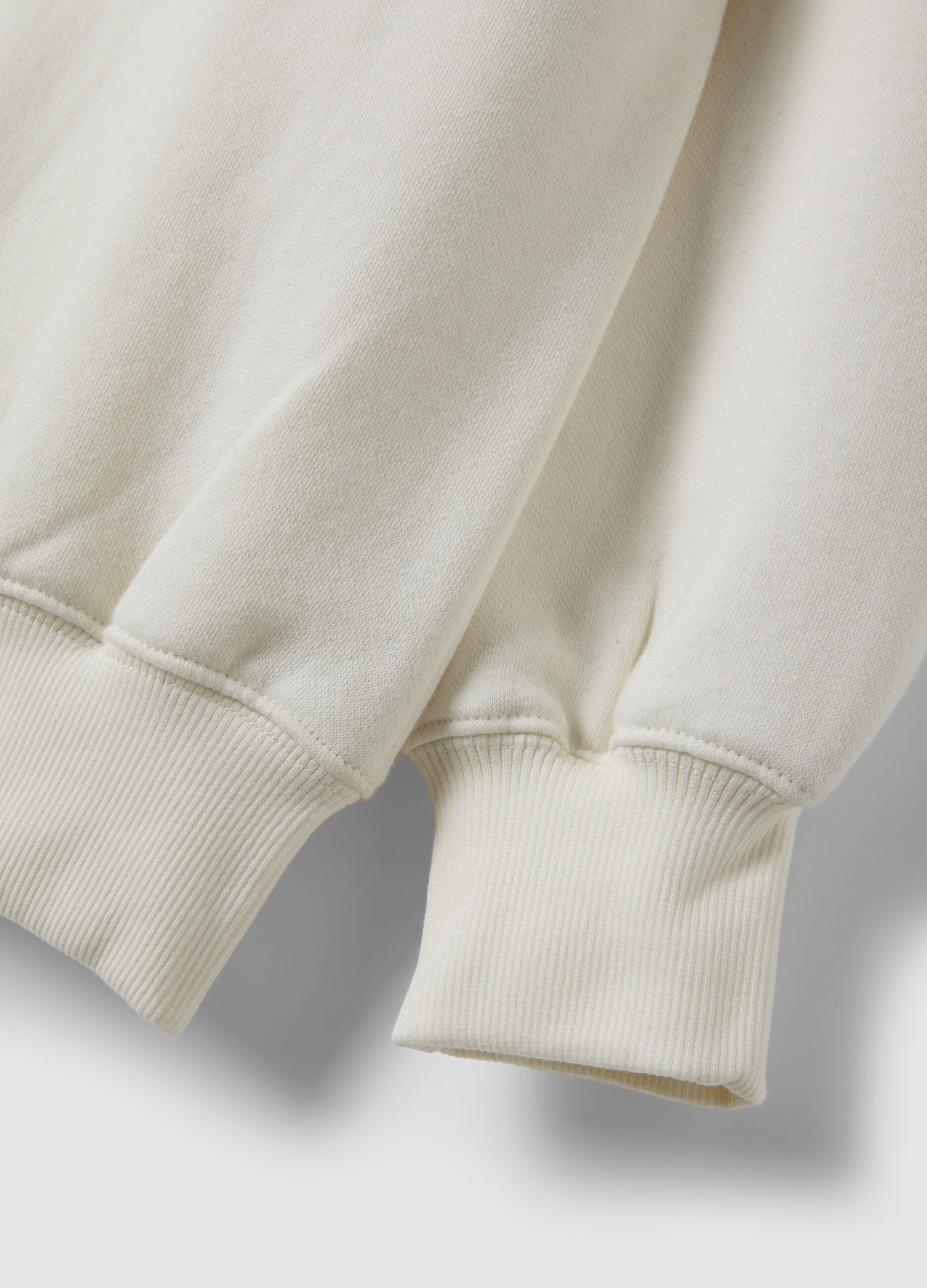 White cotton-blend sweatshirt with Miami Heat front print
