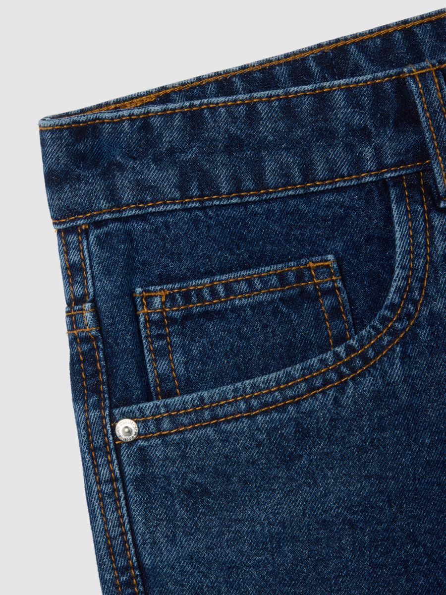 Blue denim Bermuda shorts Ovs_5