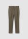 Contemporary chino trousers with darts_4