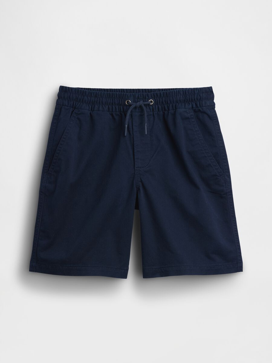 Stretch cotton shorts_3