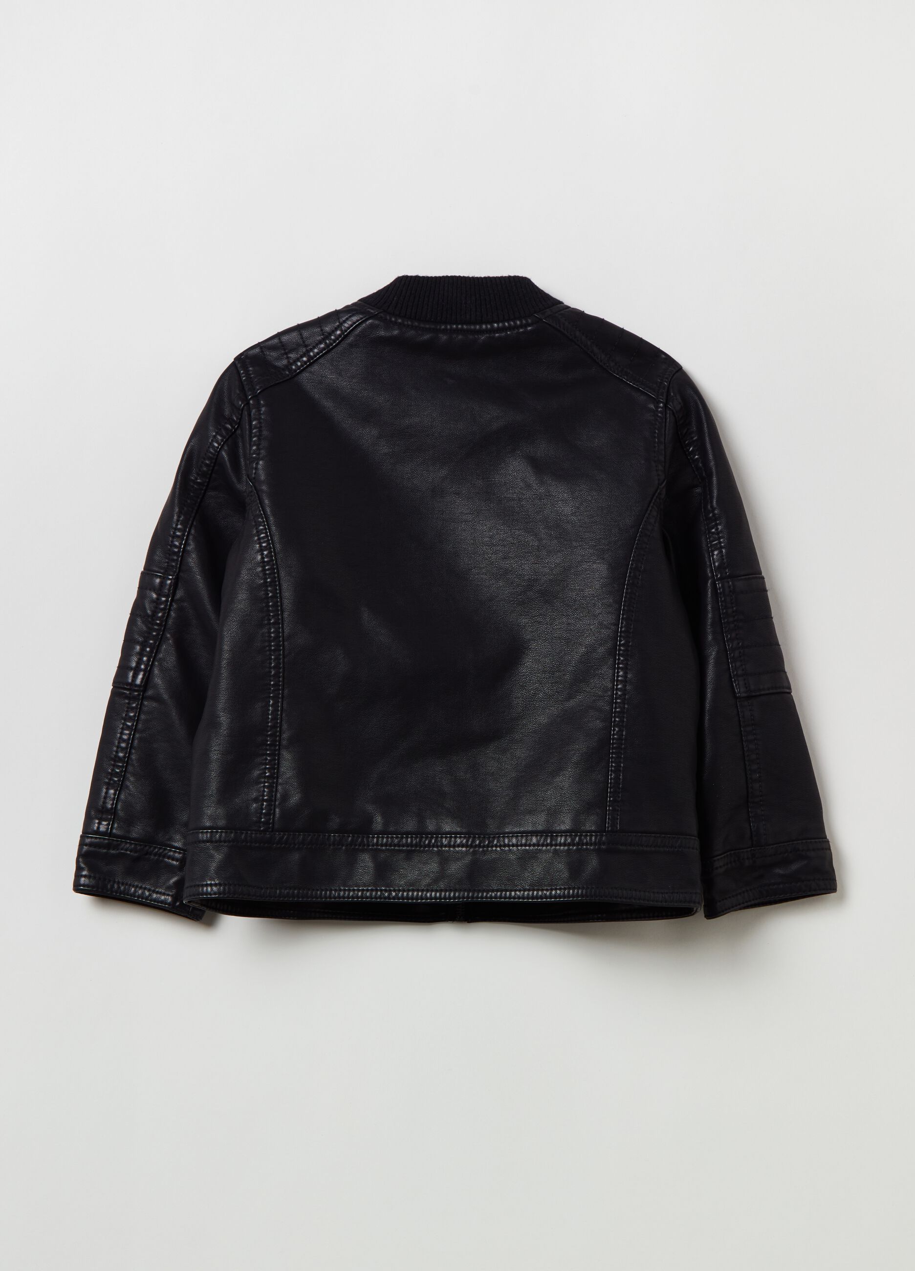 Giacca biker full-zip