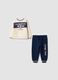 Blue organic cotton Looney Tunes print set_0