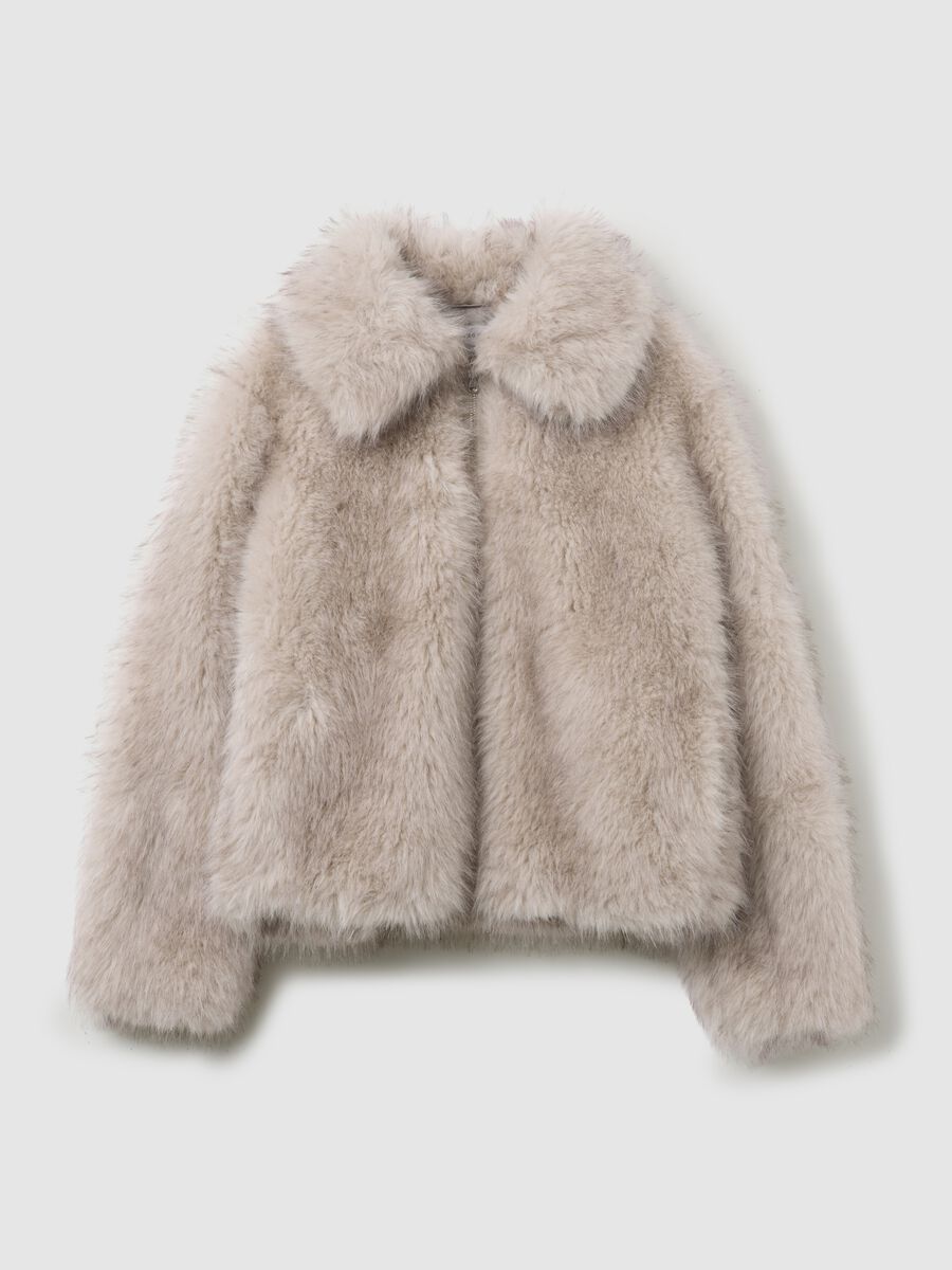 Beige Regular Fit Jacket_5