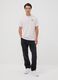White pure cotton jersey T-shirt with print, regular fit_1
