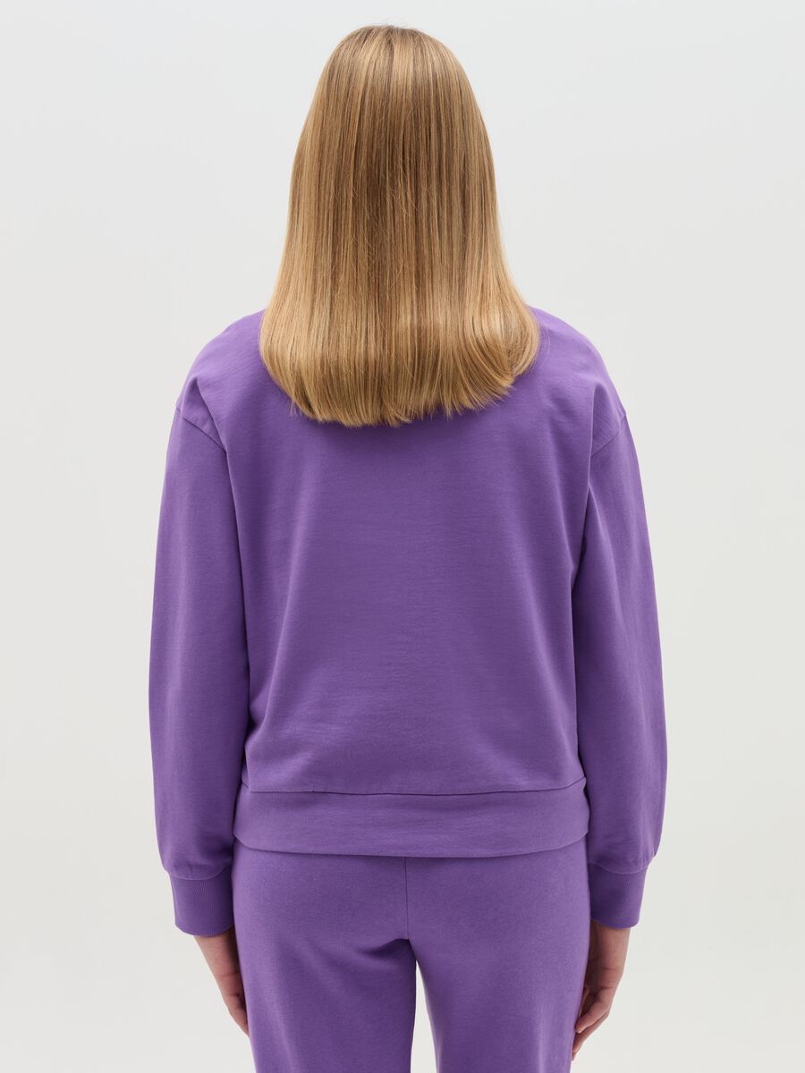 French terry sweatshirt with print_1