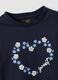 Blue organic cotton crew-neck T-shirt_3